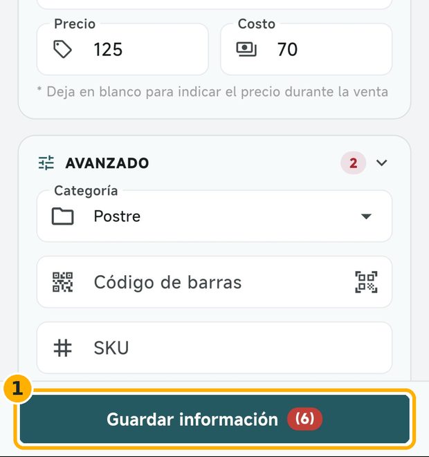 Paso 7: Guarda el producto