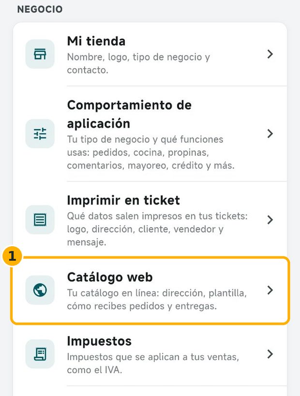 Paso 1: Entra a Catálogo web