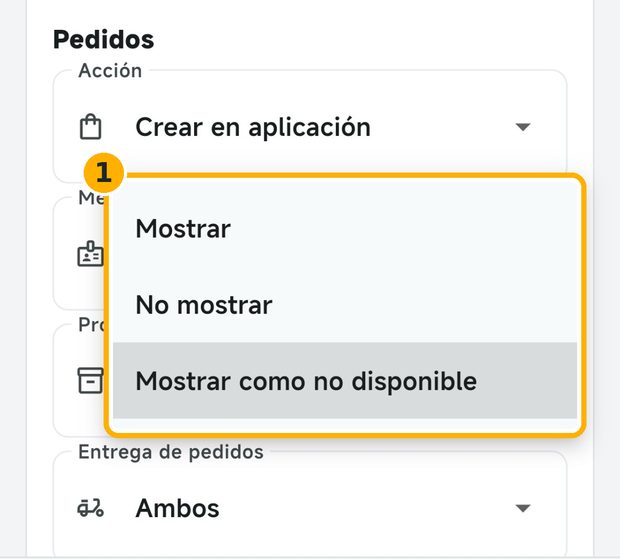 Paso 6: Elige qué hacer con productos agotados