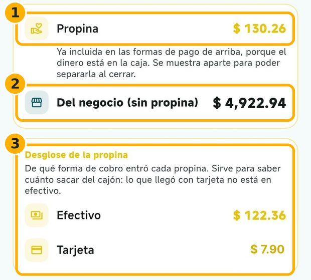 Paso 4: Separa la propina