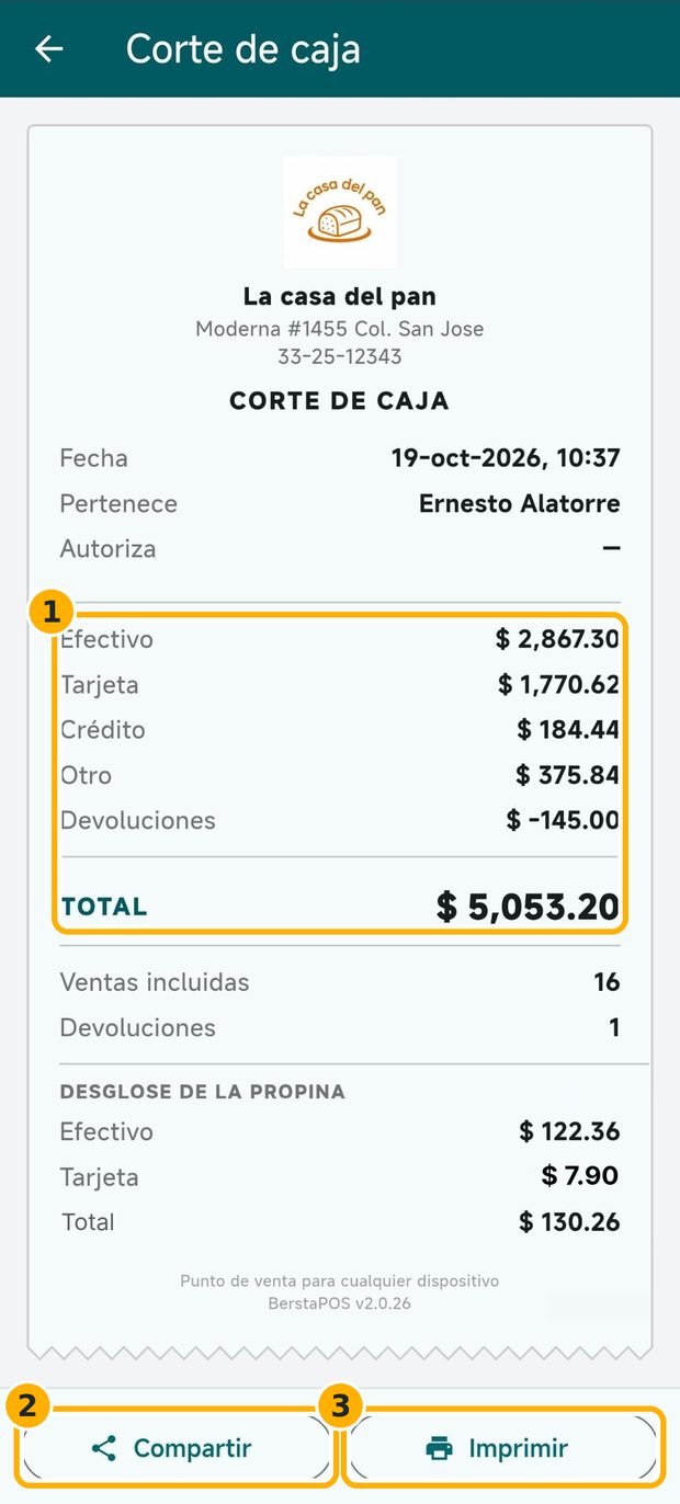 Paso 5: Comparte o imprime el corte