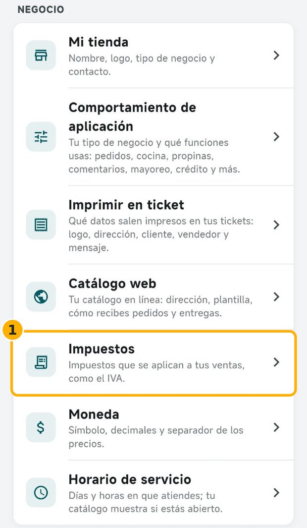Paso 2: Abre Impuestos