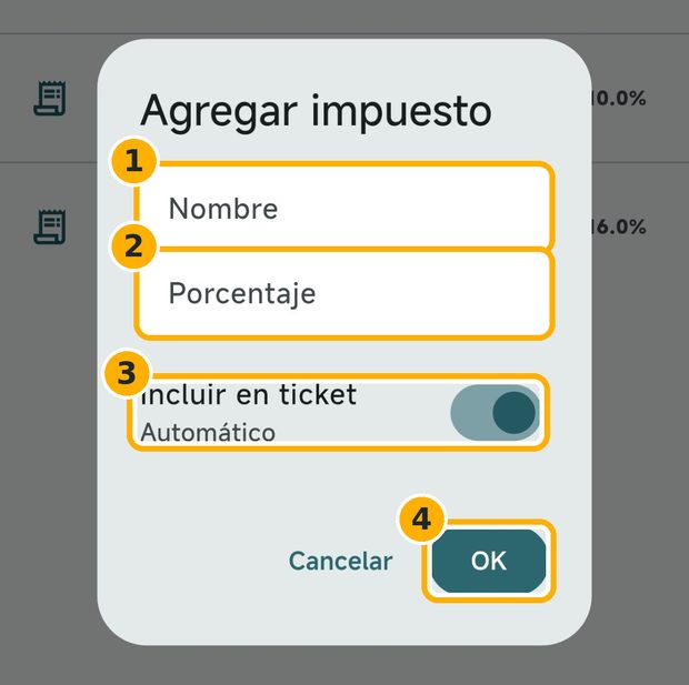 Paso 4: Llena los datos del impuesto