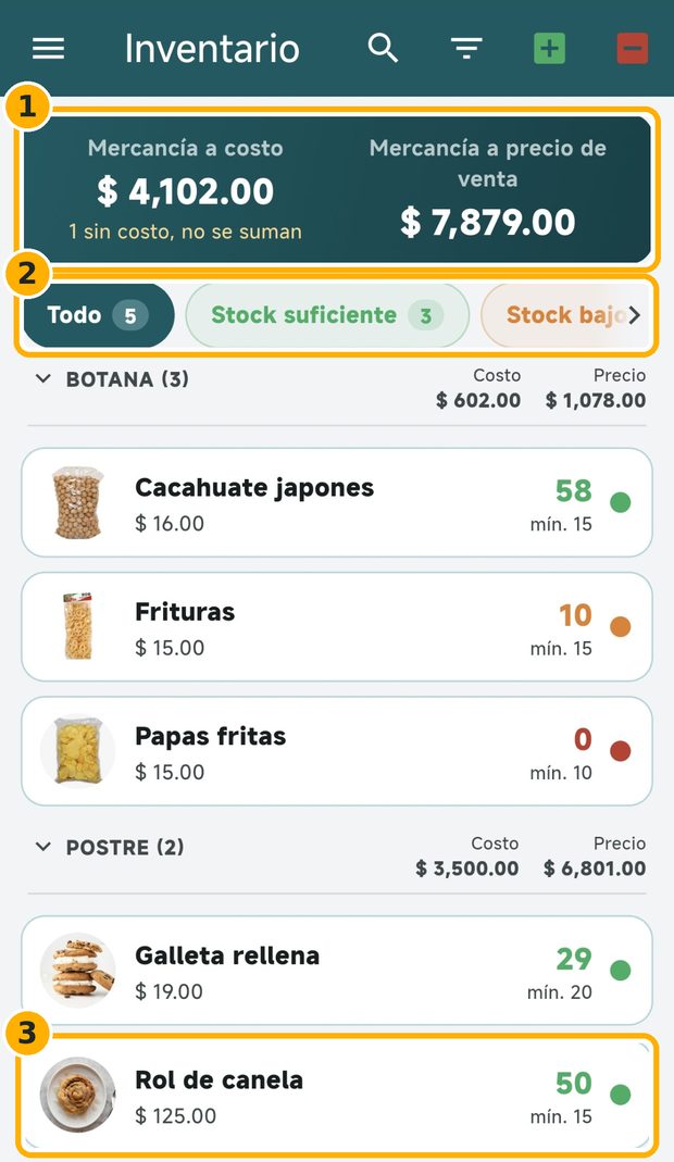 Paso 2: Revisa tu inventario