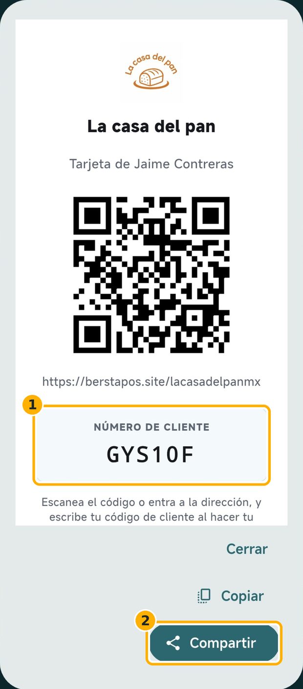 Paso 9: Envíale su tarjeta