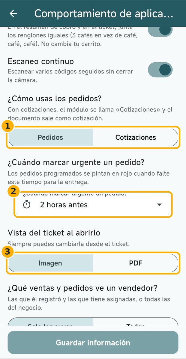 Paso 8: Usa los pedidos como cotizaciones (opcional)