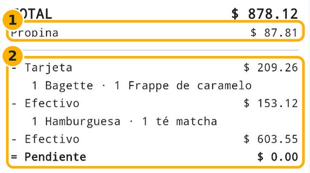 Paso 7: Revisa el ticket