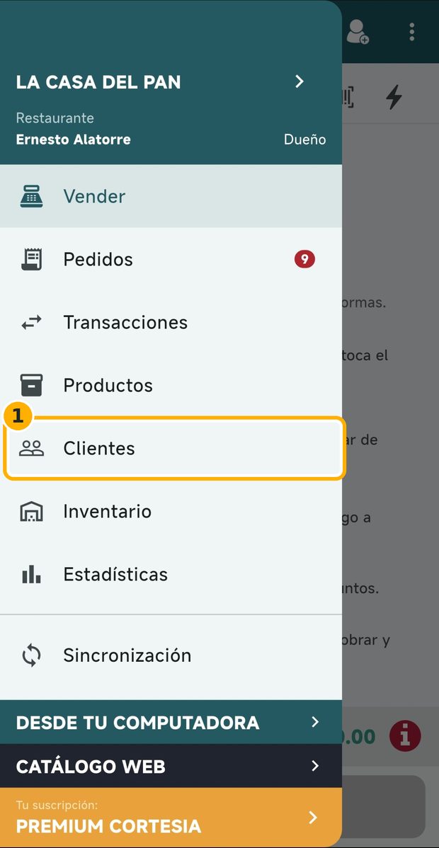 Paso 1: Entra a Clientes