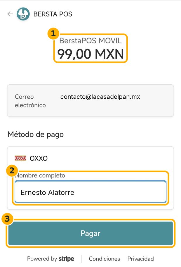 Paso 4: O paga en efectivo en OXXO