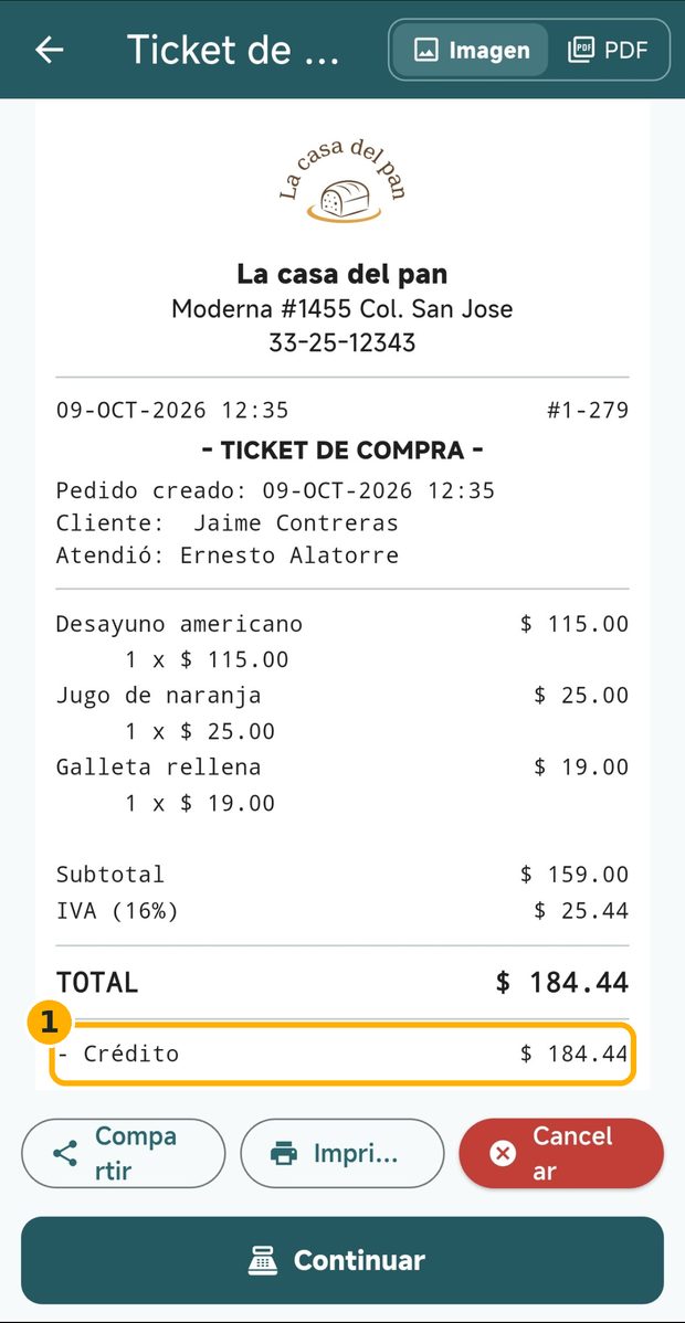 Paso 5: Entrega el ticket