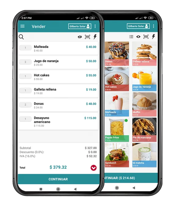 Captura de BerstaPOS: Punto de venta